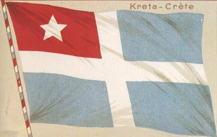 Flag of independent Crete 1898 - 1913
