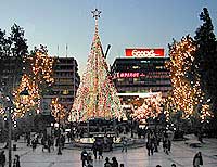 Syntagma square christmas tree