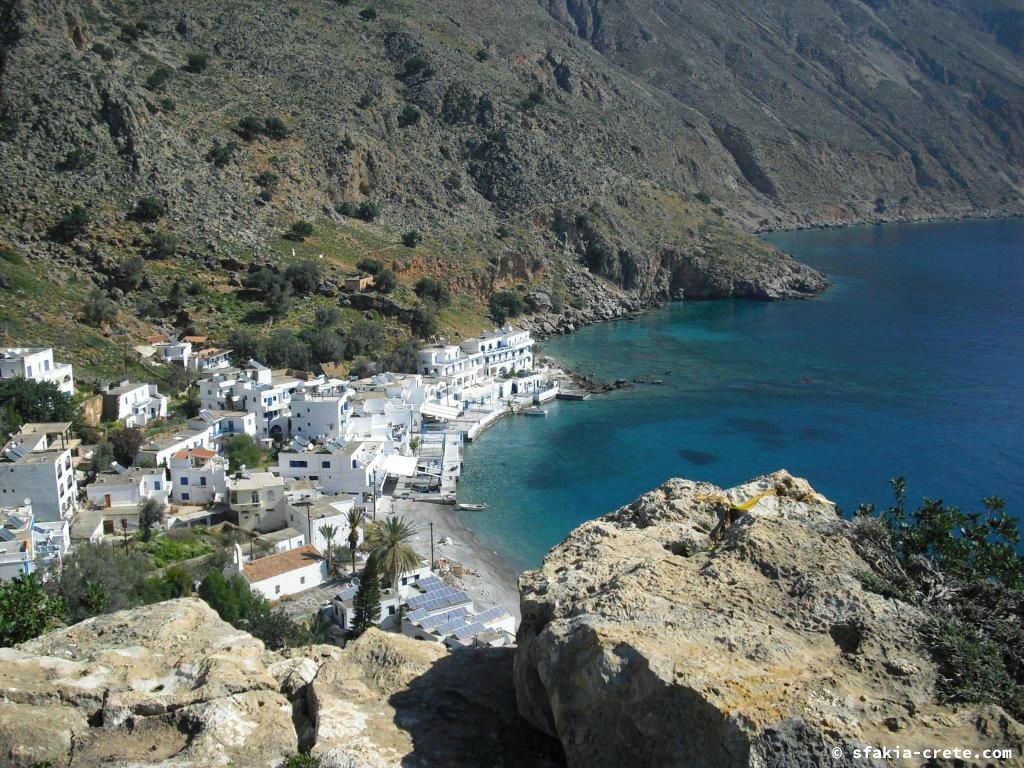 Photo report of a stay around Loutro, Sfakia, Crete in March - April 2010