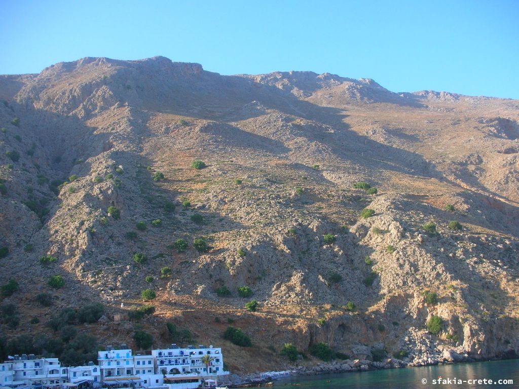 Photo report of a stay around Loutro, Sfakia, Crete in July 2009