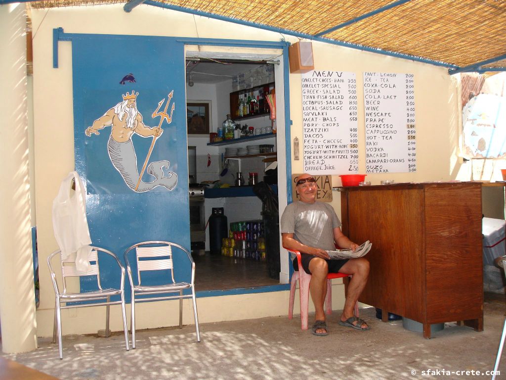 Photo report of a stay around Sfakia, Crete in July - August 2009