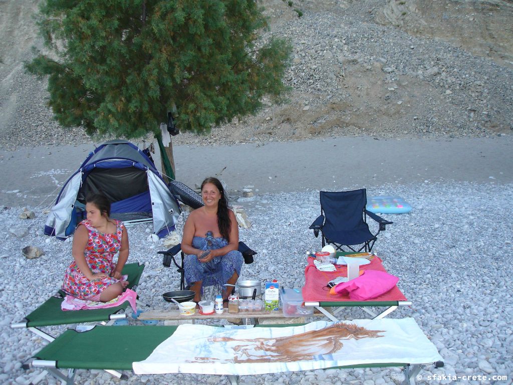 Photo report of a stay around Sfakia, Crete in July - August 2009