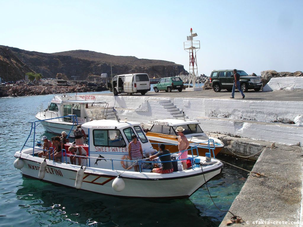 Photo report of a stay around Sfakia, Crete in July - August 2009