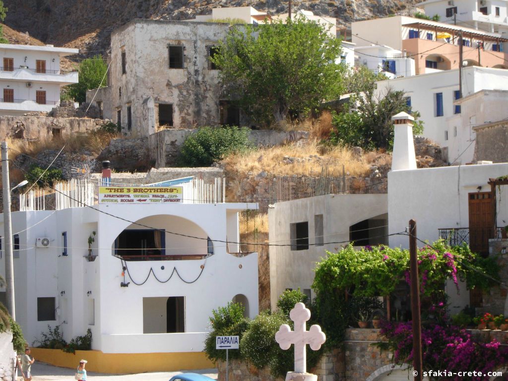 Photo report of a stay around Sfakia, Crete in July - August 2009