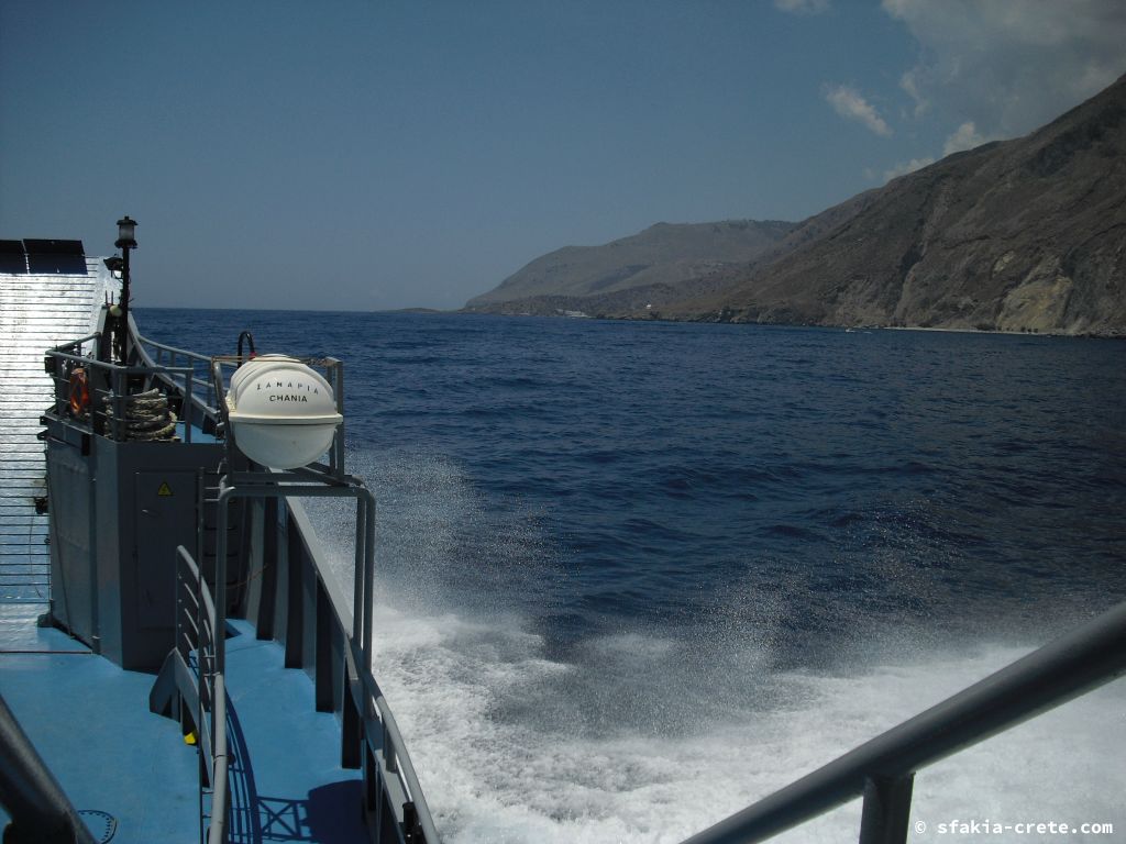 Photo report of a stay around Loutro, Sfakia, Crete in July 2009