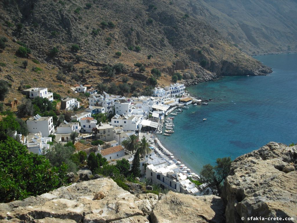 Photo report of a stay around Loutro, Sfakia, Crete in July 2009