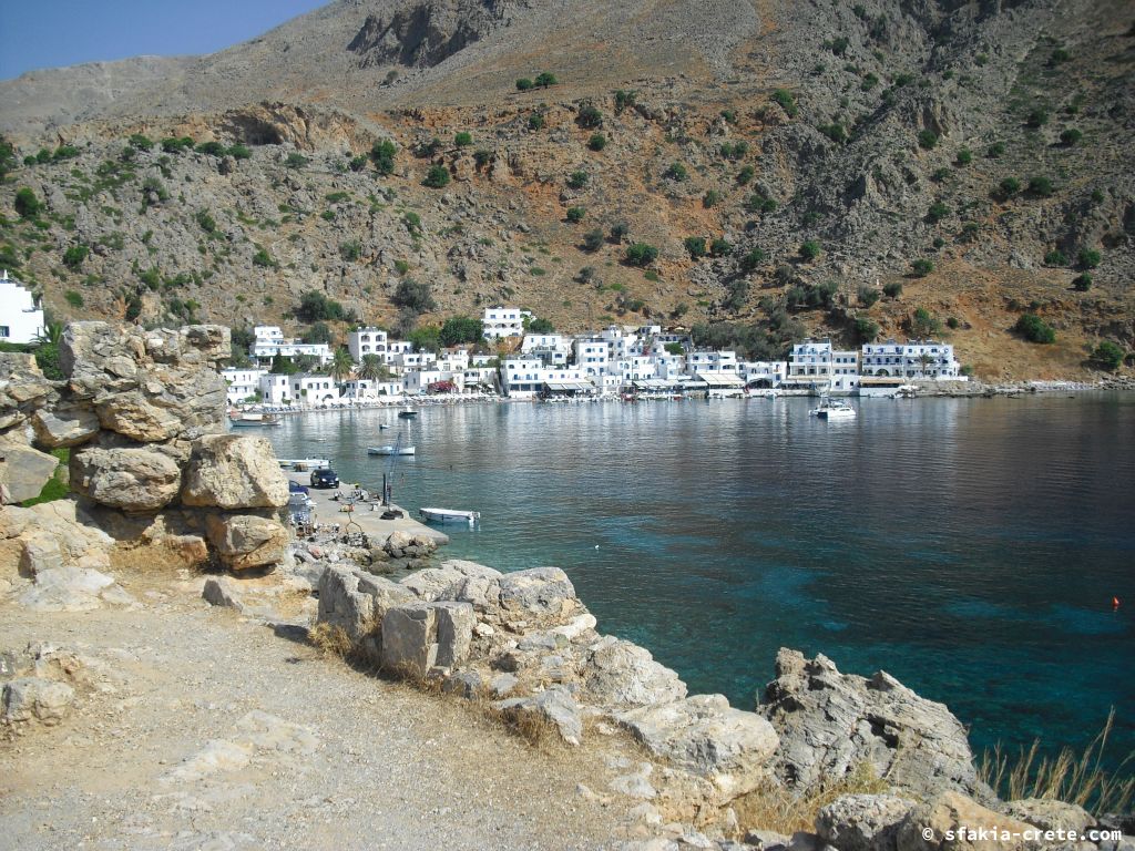 Photo report of a stay around Loutro, Sfakia, Crete in July 2009