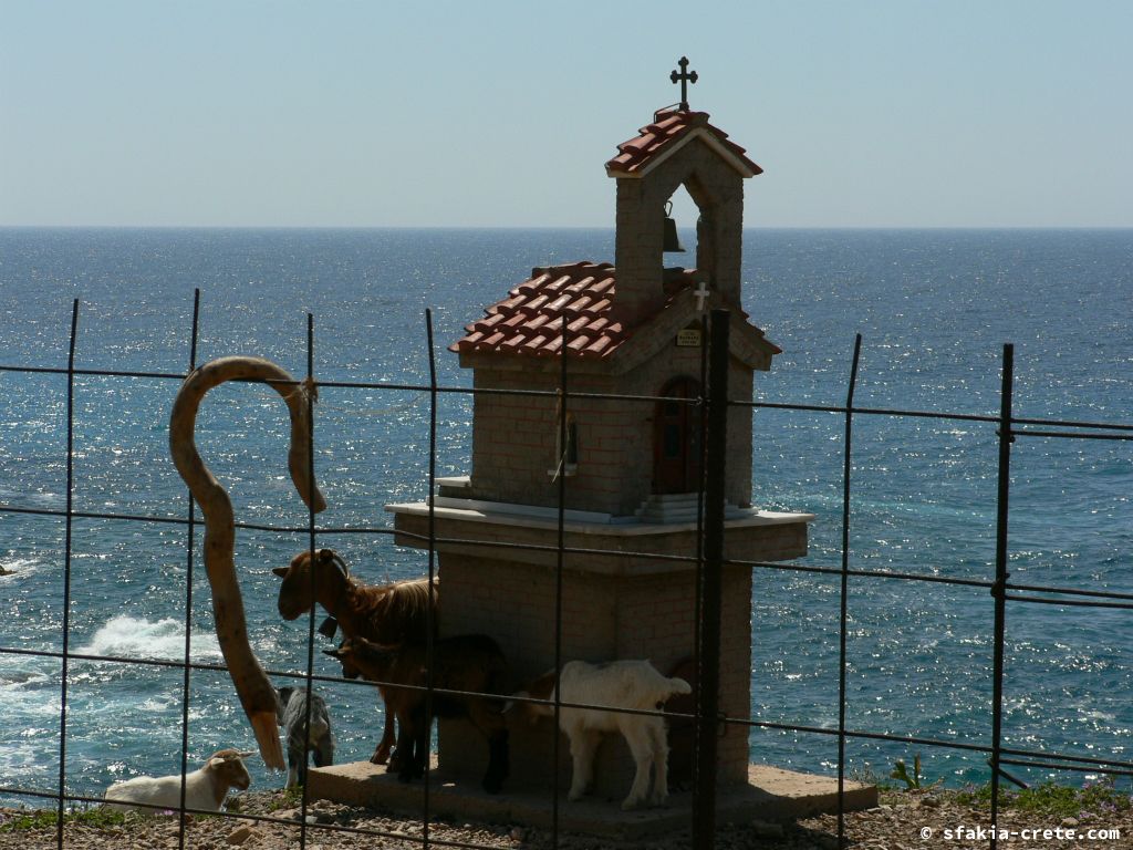 Photo report of the coast east of Chora Sfakion, Sfakia, Crete from April 2009