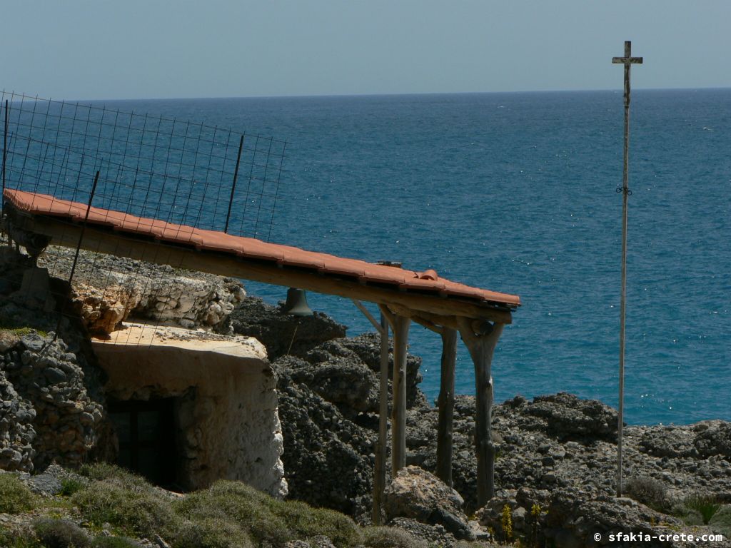 Photo report of the coast east of Chora Sfakion, Sfakia, Crete from April 2009