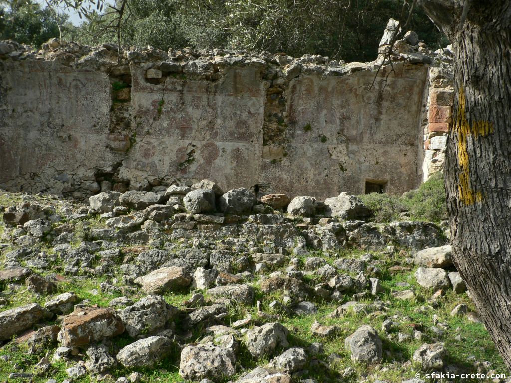 Photo report of a visit to Giorgitsi, uninhabited village above Chora Sfakion, Sfakia, Crete