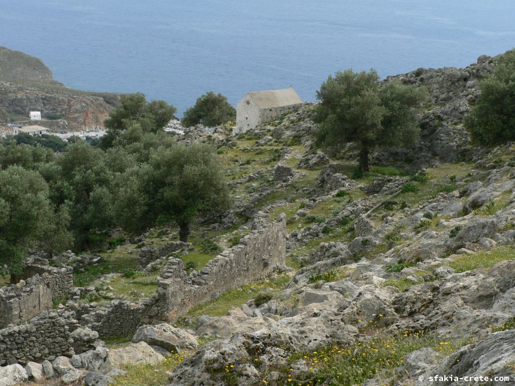 Photo report of a visit to Giorgitsi, uninhabited village above Chora Sfakion, Sfakia, Crete