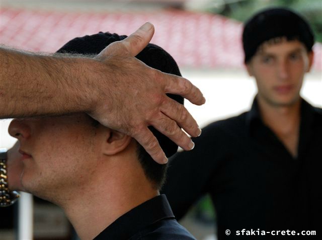 Photo report of a Sfakian traditional dance group in Chora Sfakion, Crete October 2008