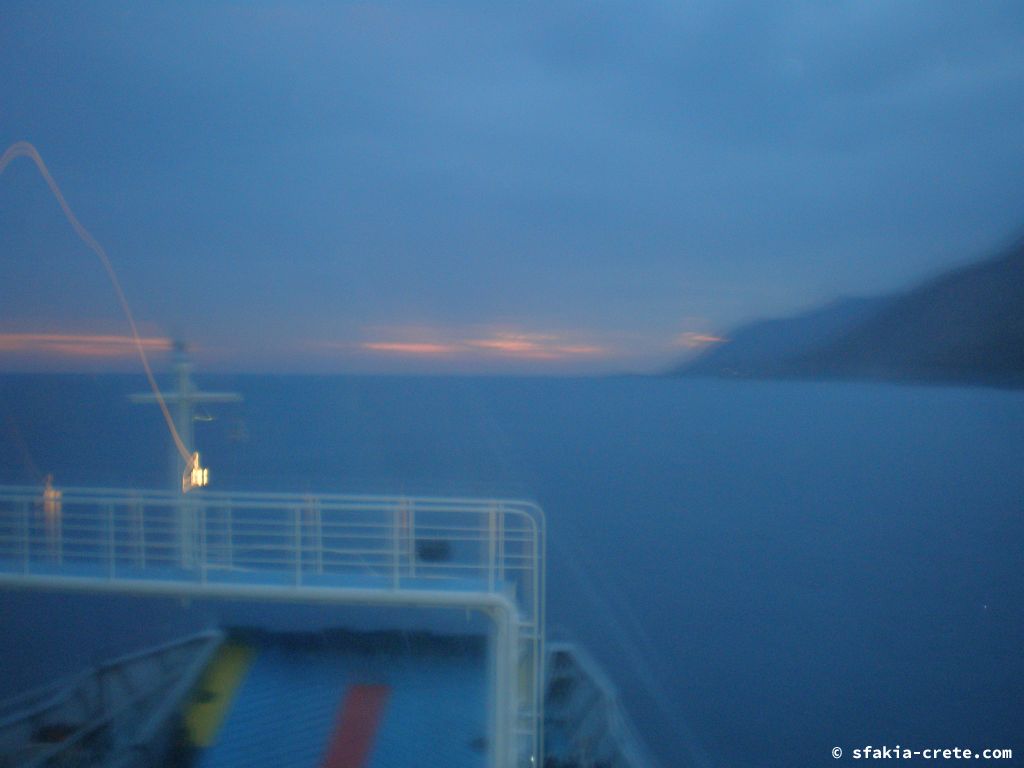 Photo report of a visit around Loutro and Sfakia, October 2007