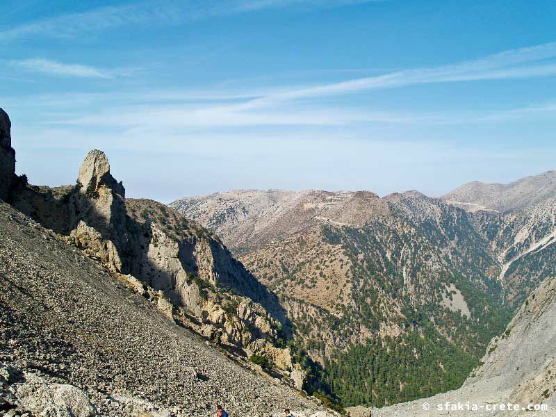 Photo report of a walk up Mount Gingilos above Samaria gorge, Sfakia, July and September 2007