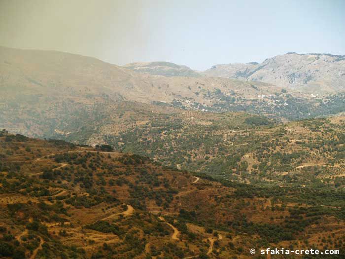 Photo report of forest and bush fires Selino valley, southwest Crete July 2007