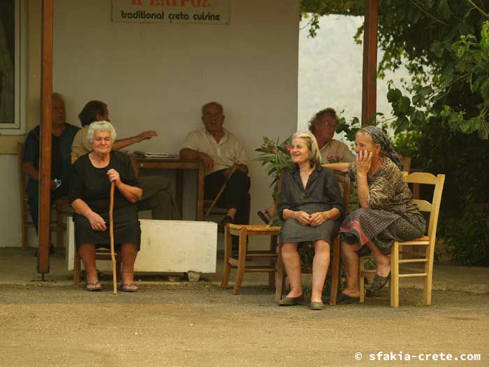 Photo report of forest and bush fires Selino valley, southwest Crete July 2007