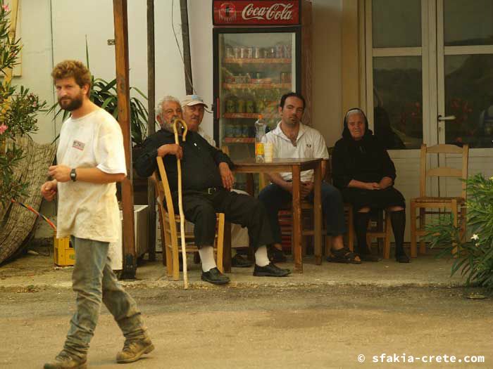 Photo report of forest and bush fires Selino valley, southwest Crete July 2007