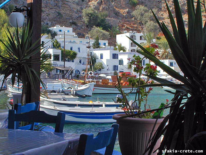 Photo report of walking around Sfakia, Crete, May 2005