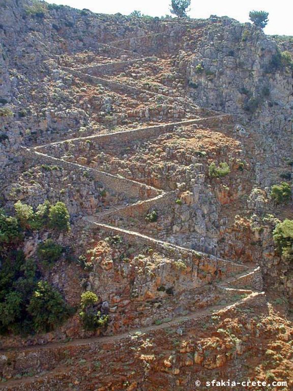 Photo report of walking around Sfakia, Crete, May 2005