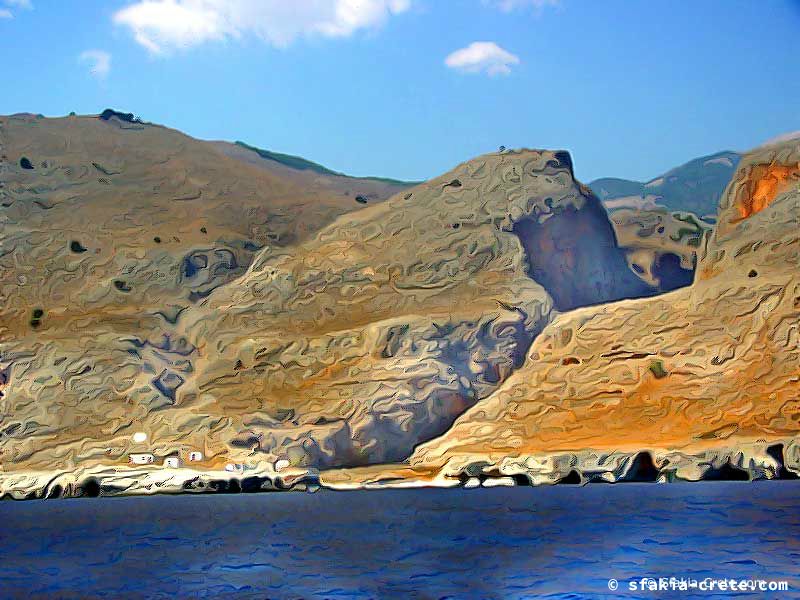 Photo report: Sfakia, Crete digital art 2004