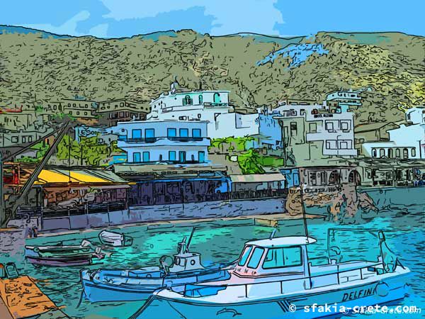 Photo report: Sfakia, Crete digital art 2004