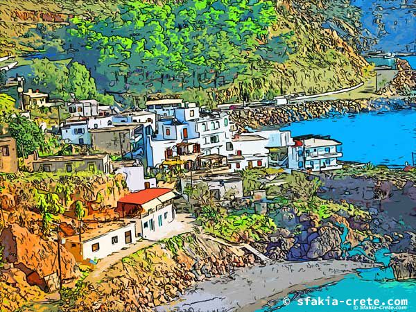 Photo report: Sfakia, Crete digital art 2004