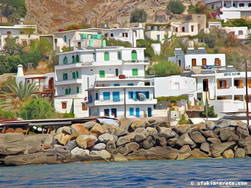 Photo report: Sfakia, Crete digital art 2004