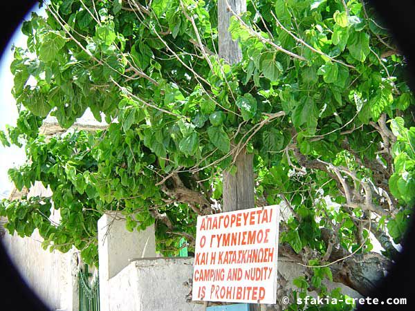 Photo report of a trip to Sfakia, Crete, May 2002