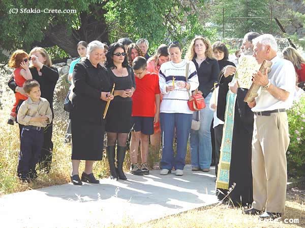 Photo report of Greek Easter in Sfakia, Crete, May 2002