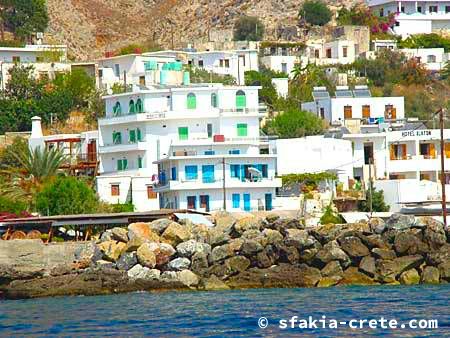 Photo report of a boat trip along the coast in Sfakia, Crete, October 2001