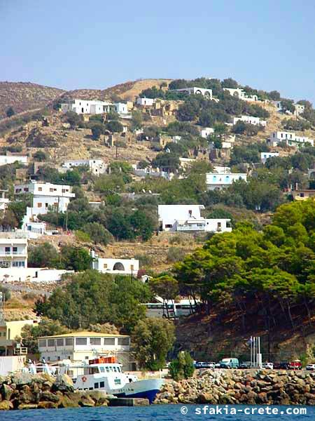 Photo report of a boat trip along the coast in Sfakia, Crete, October 2001