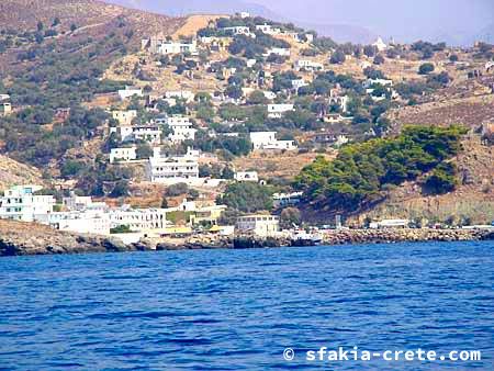 Photo report of a boat trip along the coast in Sfakia, Crete, October 2001