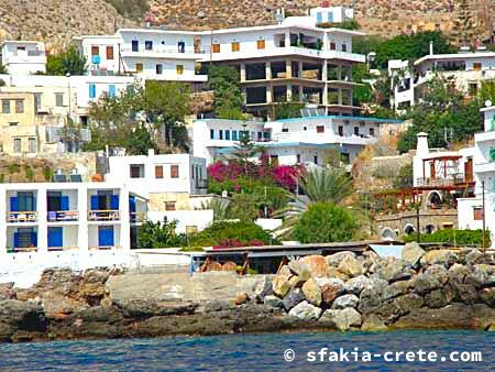 Photo report of a boat trip along the coast in Sfakia, Crete, October 2001