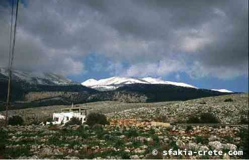 Photo report of a trip to Sfakia in winter 2000