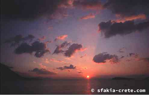 Photo report of a trip to Sfakia in winter 2000