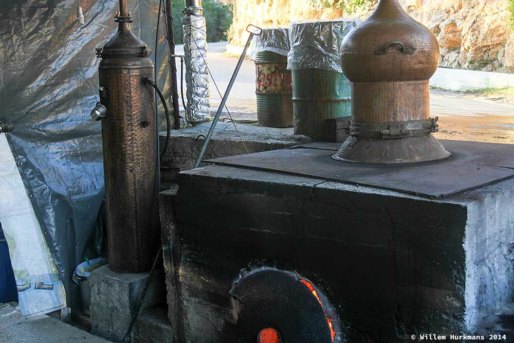 traditional raki making, Crete