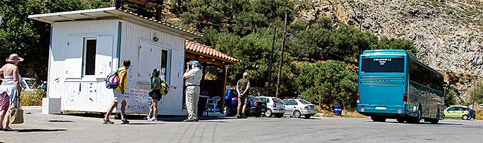 bus station Sfakia, Crete