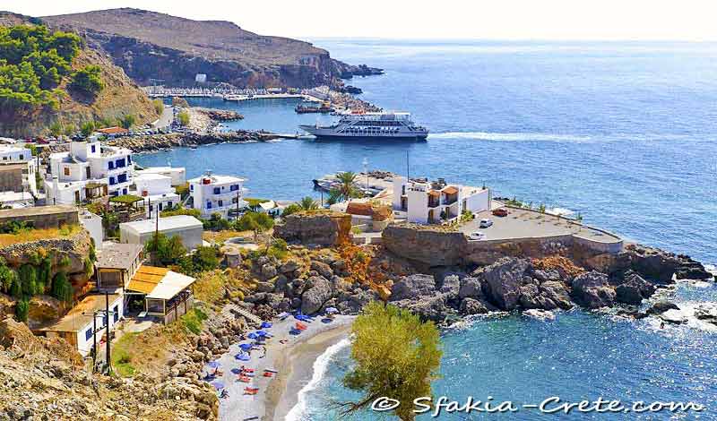 Sfakia village, southwest Crete