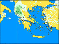 detailed Greek weather forecast