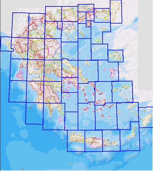 GPS map Greece