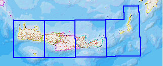 gps map Crete and Greece