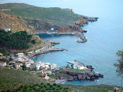 View from the road to Manolou, Sfakia