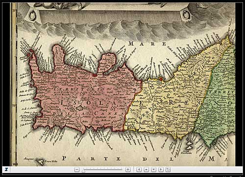 Map of West Crete by Johann Baptist Homann, 1720