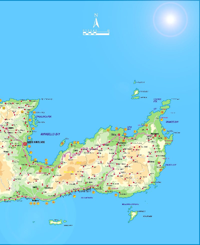 Map of West Crete 2