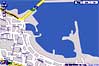 City map Rethymno town, Crete