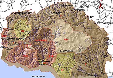 Maps of Sfakia, Crete and Greece