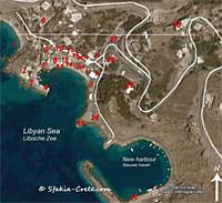 map Chora Sfakion, Sfakia, Crete