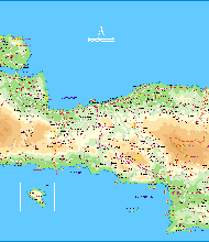Large Map West Crete 2