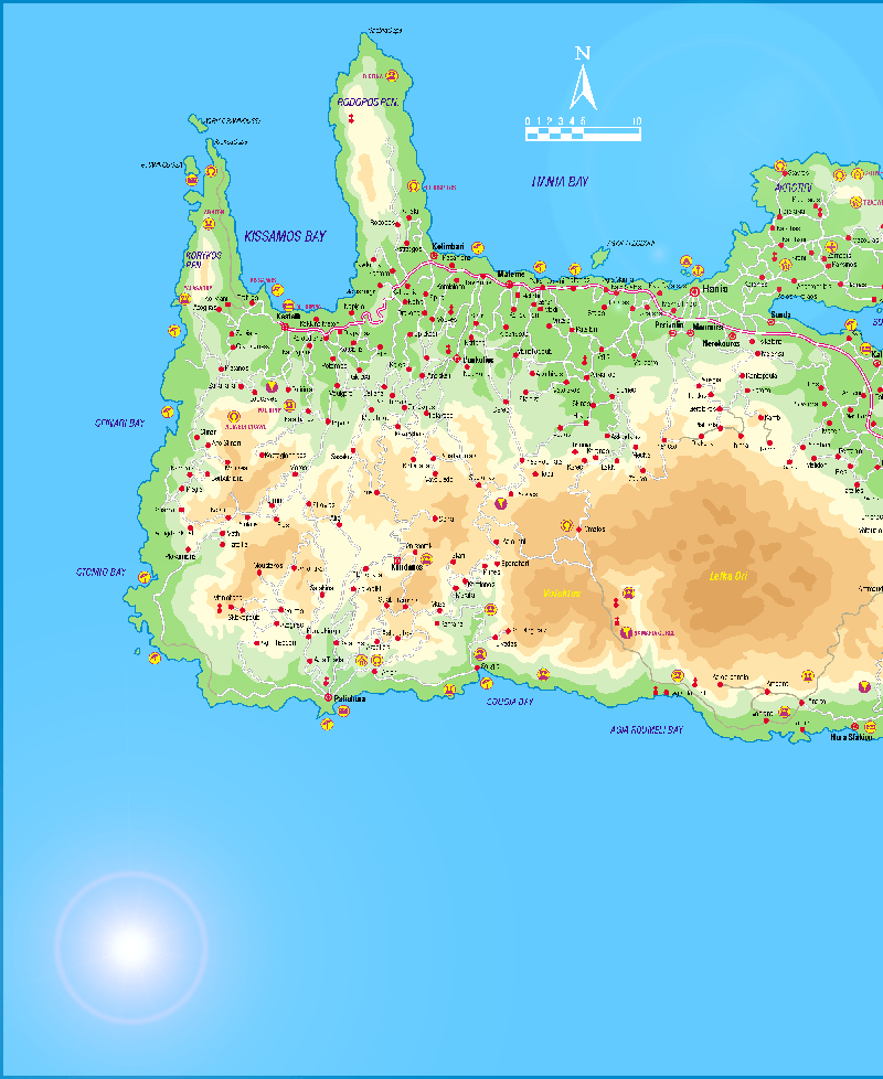 Map of West Crete 1