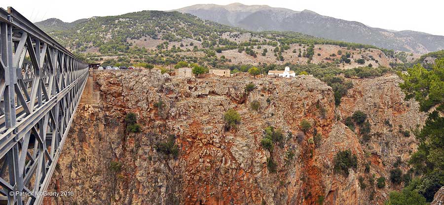 panorama Aradena gorge